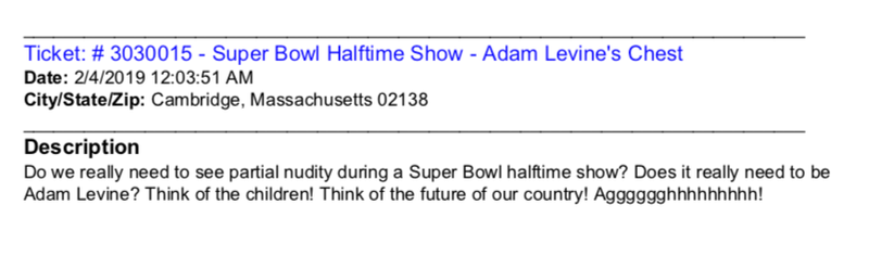 Illustration for article titled America Vs. Adam Levine's Nipples: All The FCC Viewer Complaints About The Super Bowl Halftime Show